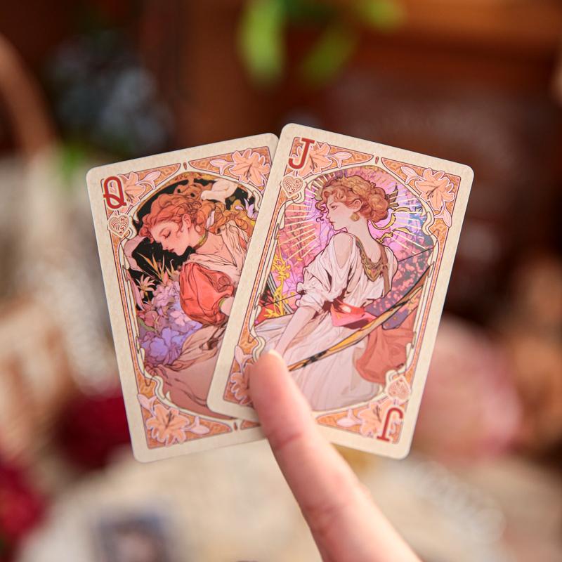 Divine Prayer Series Playing Cards Vintage Poker Card for Magic Shows Parties Table Games