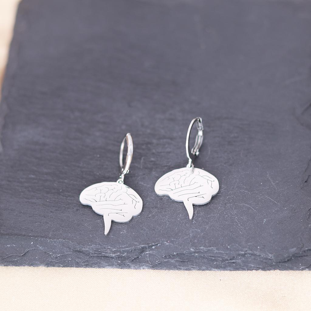 Kinitial Stainless Steel Unicorn Ankh Triangle Cross Snowflake Dandelion Mermaid Earrings For Women Trendy Piercing Jewelry