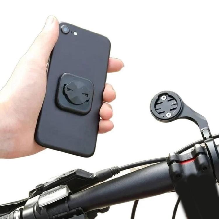 City Travel Bike Computer Mount Holder with Action Camera Support, Fixed View Access for Daily Commute Use Miles