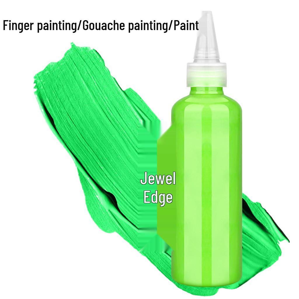 Set de Pintura de Dedos Lavable para Niños 100ml – Arte DIY Gouache Acrílico Acuarelas