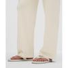Lululemon Softstreme Pintuck Mid Rise Pant  Regular Light Ivory