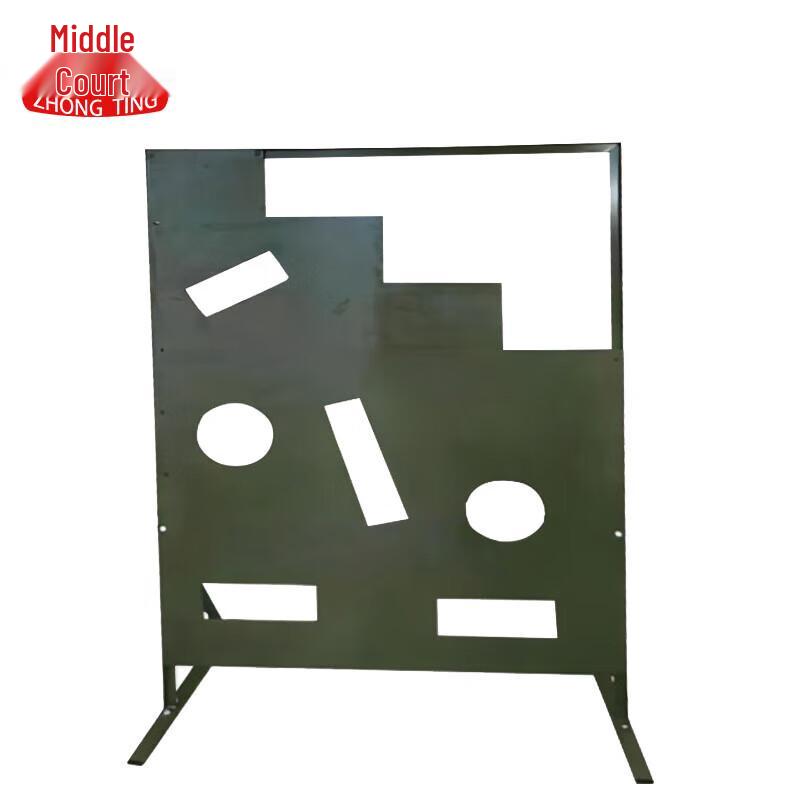Nine-Hole Wooden Shooting Target Board