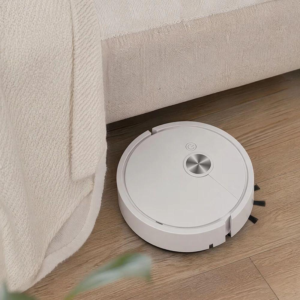 Strong Suction Robot Vacuum Rechargeable Vacuum Cleaner 3-In-1 Cleaning Machine  Pet Hair Cleaning