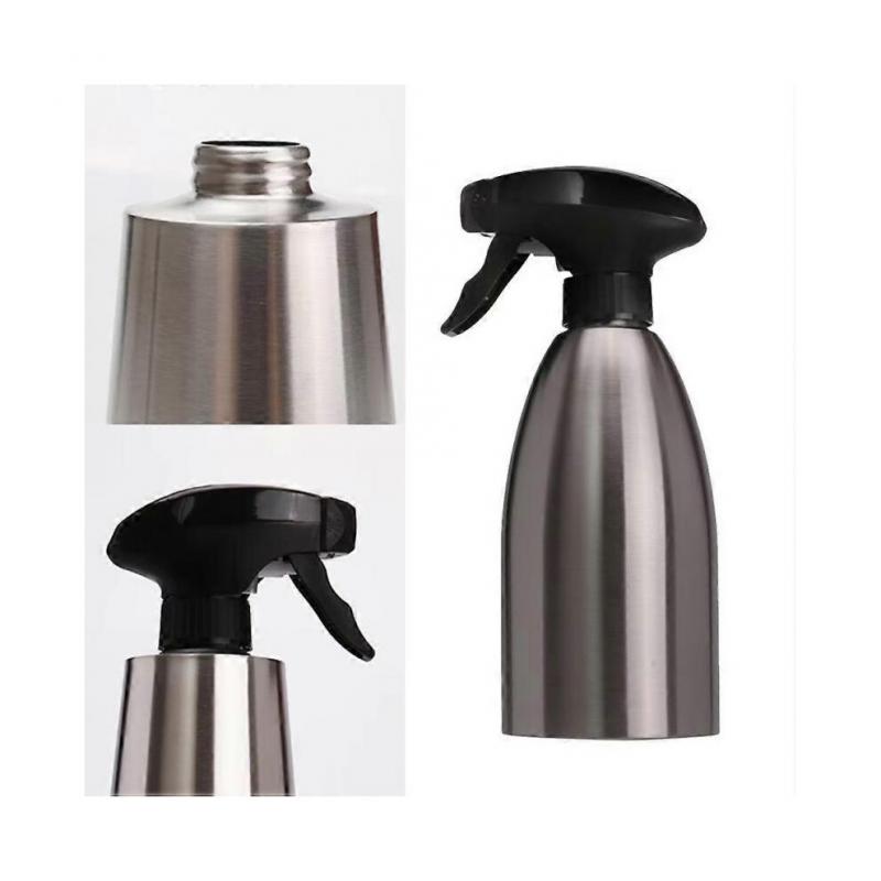 Stainless Steel Oil-Spray Bottle Kitchen Olive Oil Sprayer for BBQ Cooking 500ml