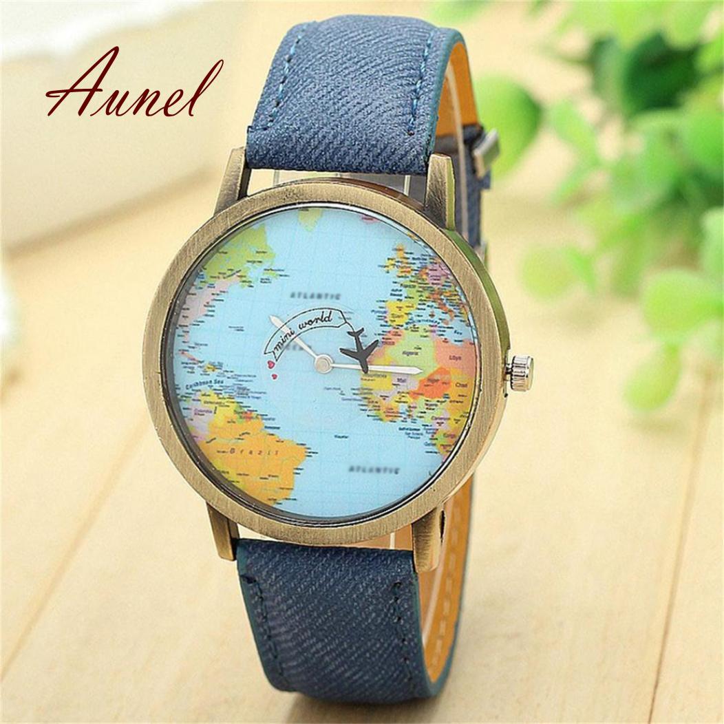 

Мужские и женские кварцевые часы синий