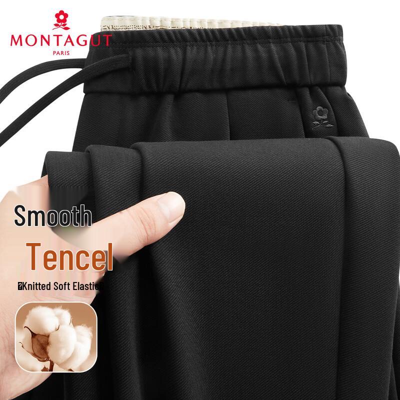 

MONTAGUT Men s Warm Knit Tencel Blend Straight-Leg Sweatpants 3XL