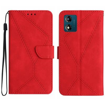 Stitching Embossed Leather Phone Case