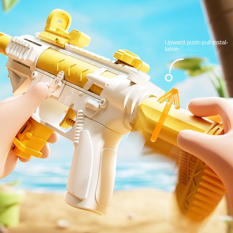 Summer Water Gun M416 non Electric Pistol High-pressure Full Automatic Shooting Beach Plaything Ideal For kid Children Boys Girls
