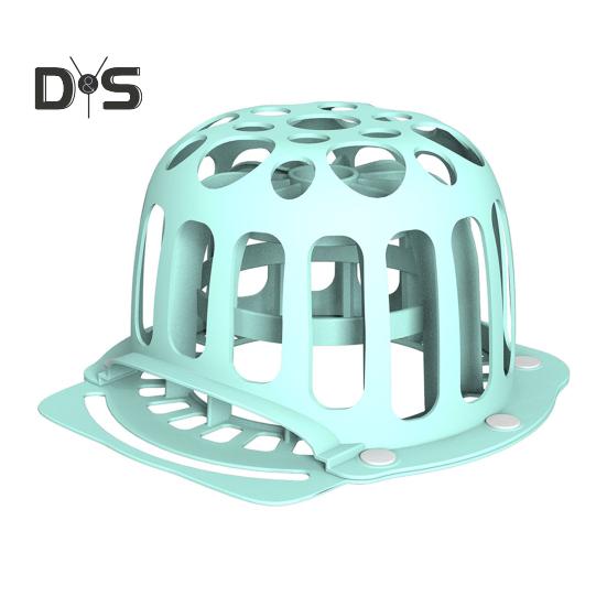 

Средство для мытья головных уборов Очиститель колпачков Противоплесневый дизайн Гибкая мягкая силиконовая оправа Прочный ремешок для полей Полка для чистки головных уборов Силиконовая клетка для колпачков синий