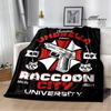 R-Resident Evil Coperte stampate con logo Umbrella Coperte calde in flanella Morbida e confortevole coperta copriletto Regalo di compleanno