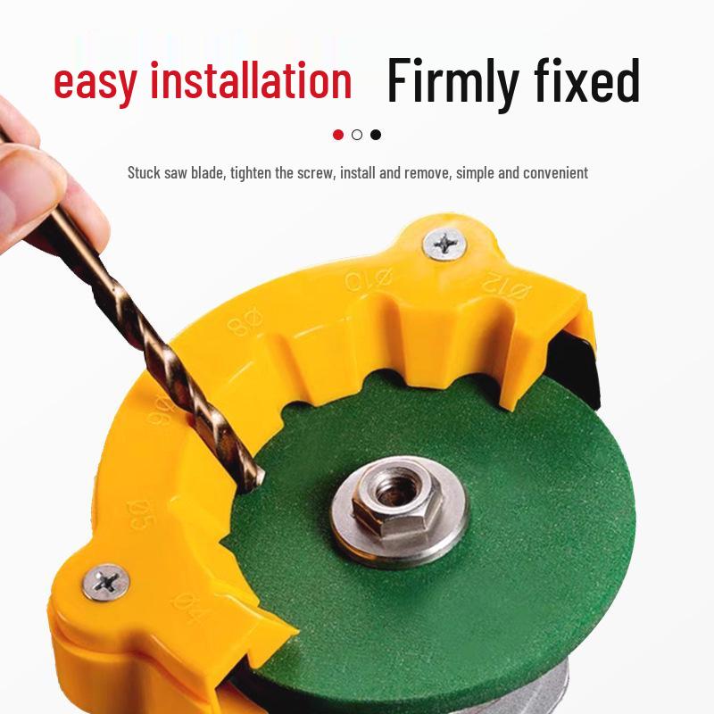 Angle Grinder Drill Bit Sharpener: Auxiliary Tool for Edge Grinding and Polishing