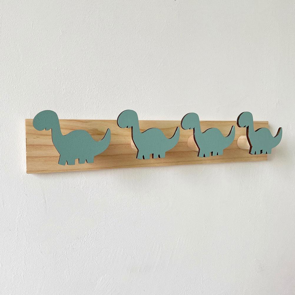 Dinosaur Style Wall Mounted Hooks Cartoon Hanging Coat Rack Bedroom Bathroom Towel Storage Decorative Home Ganization