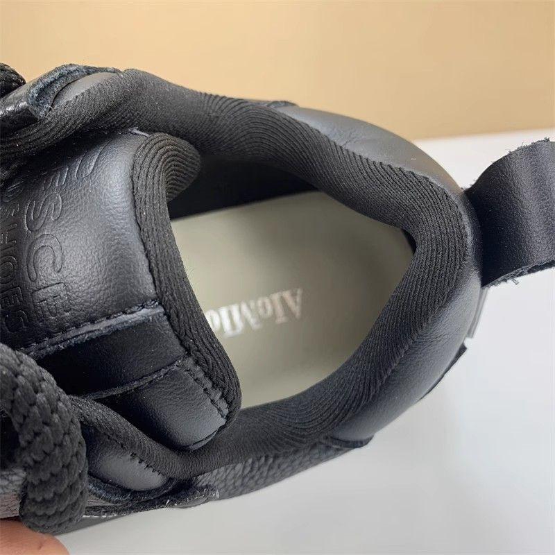 Mode Damen Schuhe Freizeitschuhe Frühling Tennis Damen-Schuhe Sneakers Plateau Trainer Rosen Dicke Sohle 2025 Freizeit Echtes Lea