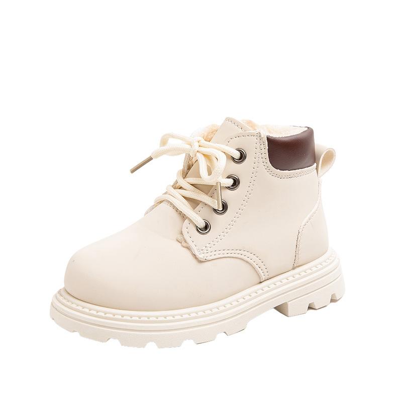 

плюшевые ботинки Martin для девочек, зимняя новая детская хлопковая обувь 32