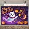 Party Backdrop Halloween Flat Ghost Scary Pumpkin Photo Booth Decor Party Decor