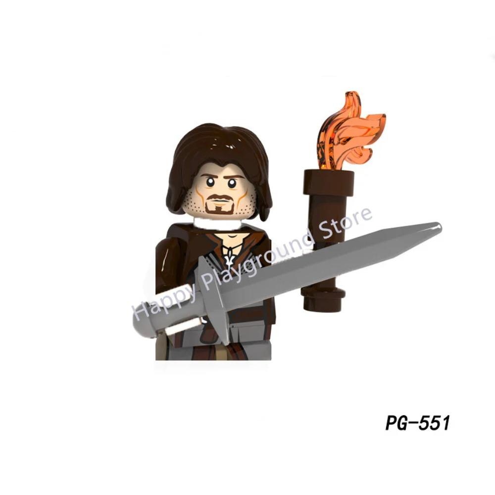 New Lord Rings Mini Figure Model Elves Orcs Army Gandalf Saruman Game Thrones Action Figure Building Blocks Kids Toys Gifts