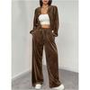 Womens Hooded Casual 2-Piece Set Slim Fit Long Sleeve Top Pants 2026 Lightweight Comfortable Outfit