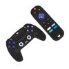 2 Pack Silicone Baby Teething Toys TV Remote Control Shape Educational Chew Sensory Teethers Black