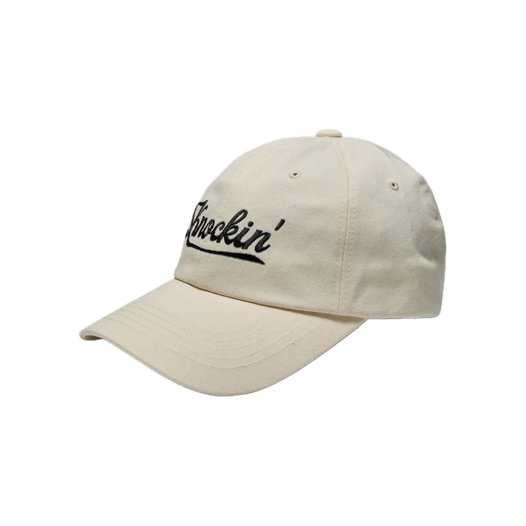 KNOCKIN LOGO B.B CAP WHITE