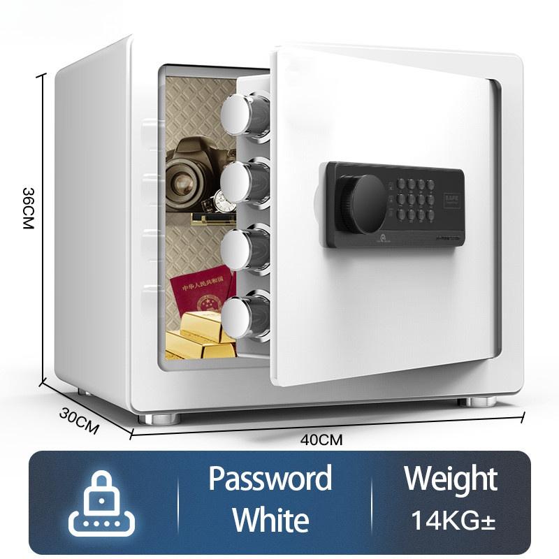 Fingerabdruck +Passwort +Schlüssel Safe Box Diebstahlschutz Sicherheit Geheimer Schrank Geldkassette Heim Büro Aufbewahrungsbox