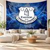 Tapeçaria de Parede de Futebol do Everton, Penduricalho de Parede em Tecido Macio, Fundo Decorativo Para Quarto Arte de Parede para Casa