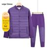Ronghua Women's Winter Thermal Fleece Pajama & Loungewear Set
