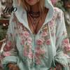 Windproof Neck Protection Top Women Tops 3D Flower Decor Hooded Zipper Sweatshirt Long Autumn Winter Warm Sleeve Loose Fit Casual Sporty Outerwear