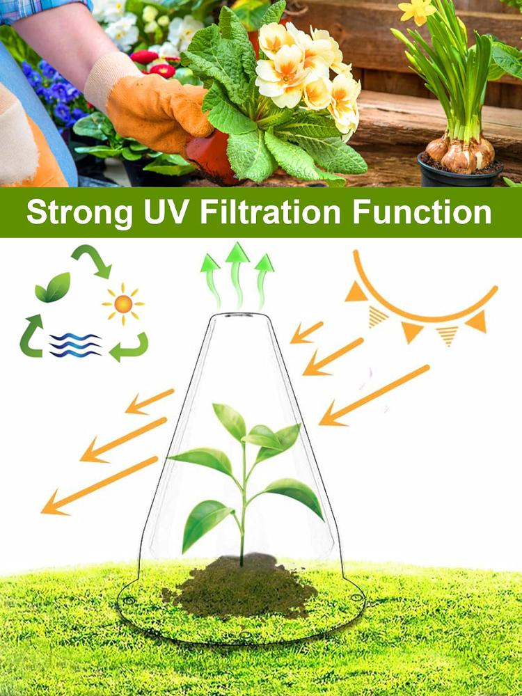 10-20PCS Plant Garden Protective Cover Reusable Plant Cover, Protected From Insects And Frost Weather Plant Protection Covers