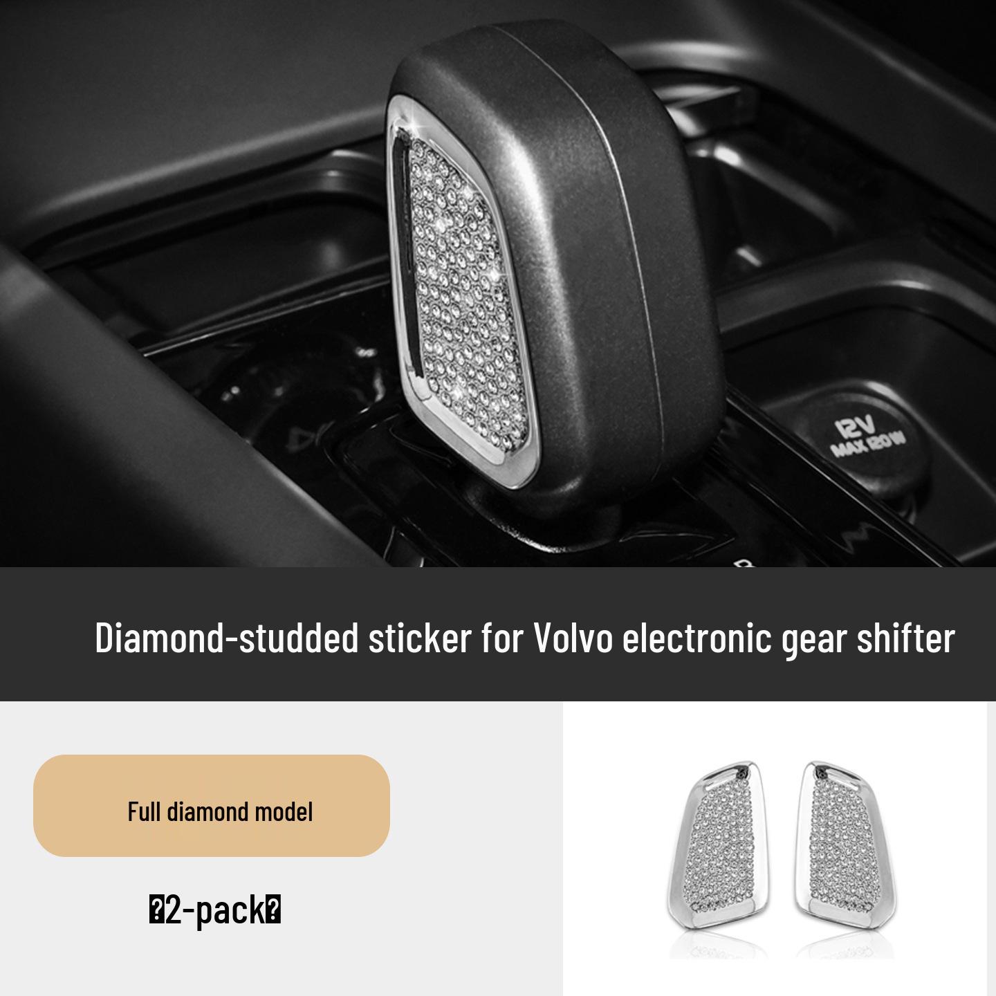 

Volvo XC60/XC90/S90/S60/V90/V60 Diamond Center Console Start Button & Gear Shift Frame Decor