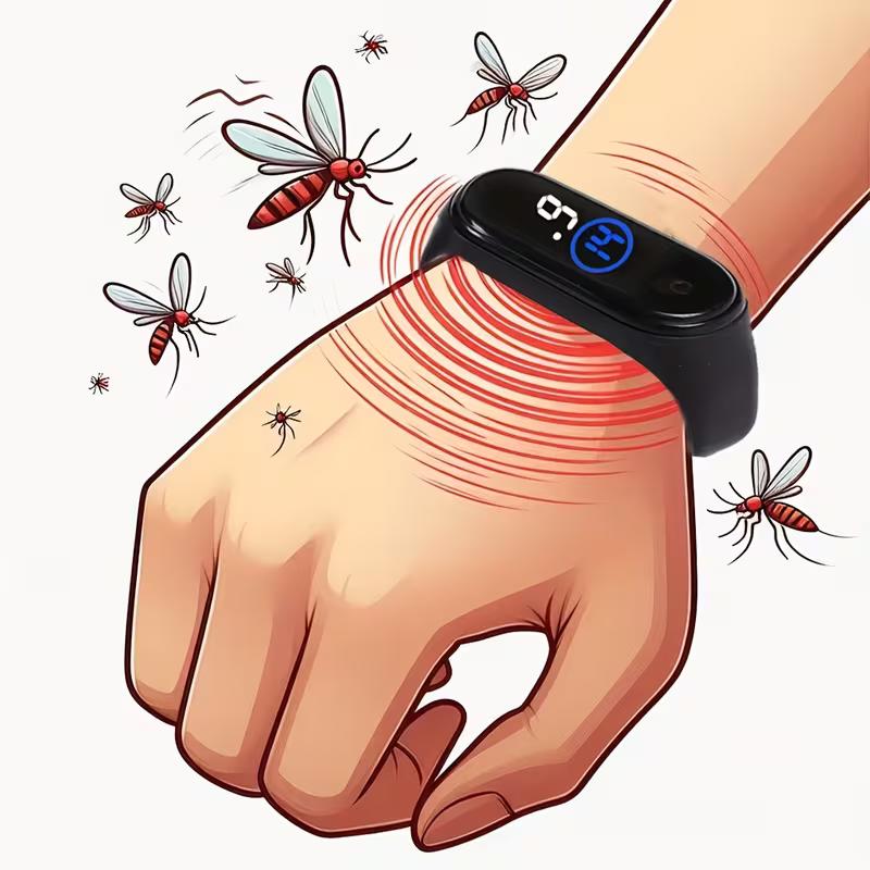 Physisches Mückenschutz-Armband, Tragbares Mückenschutz-Armband, Unverzichtbar für Camping, Bergsteigen und Walderkundungen