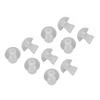 10Pcs Hearing Aid Ear Tips Soft Replacement Universal Domes Hearing Aid Ear Tips for Hearing Aid