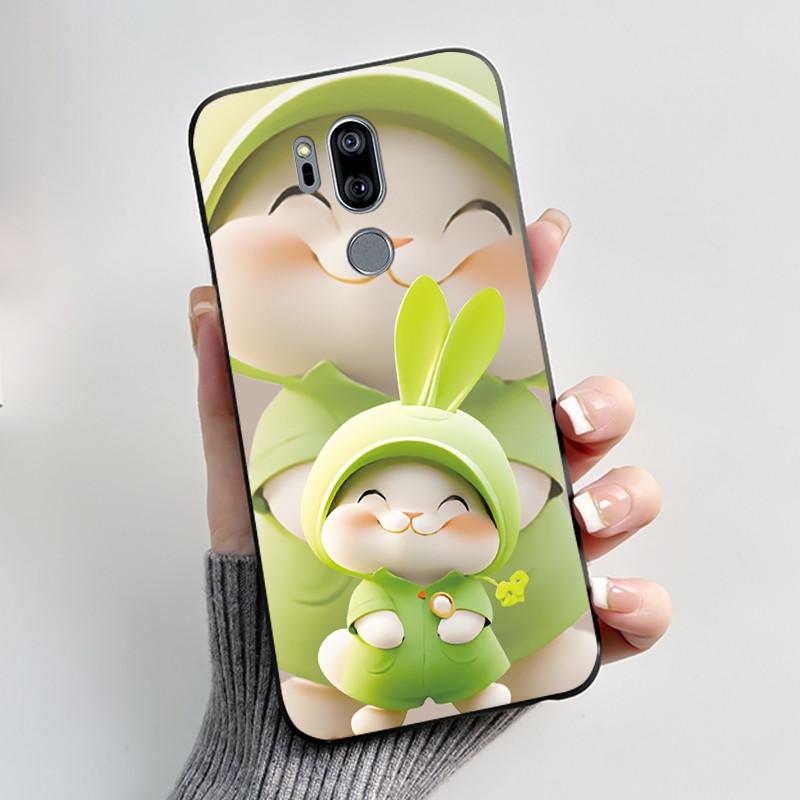 Casing For LG G7 ThinQ Case G710EM Luxury Dragon Cute Cool Boys Girls Soft TPU Black Silicone Matte Bumper LG G7ThinQ Back Cover