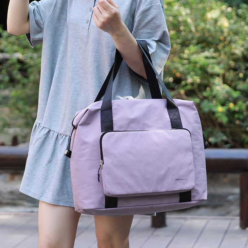 Lightweight Travel Bag Outdoor Lightweight Dry And Wet Separate Handbag Large Capacity Expansion Folding Duffel Bag