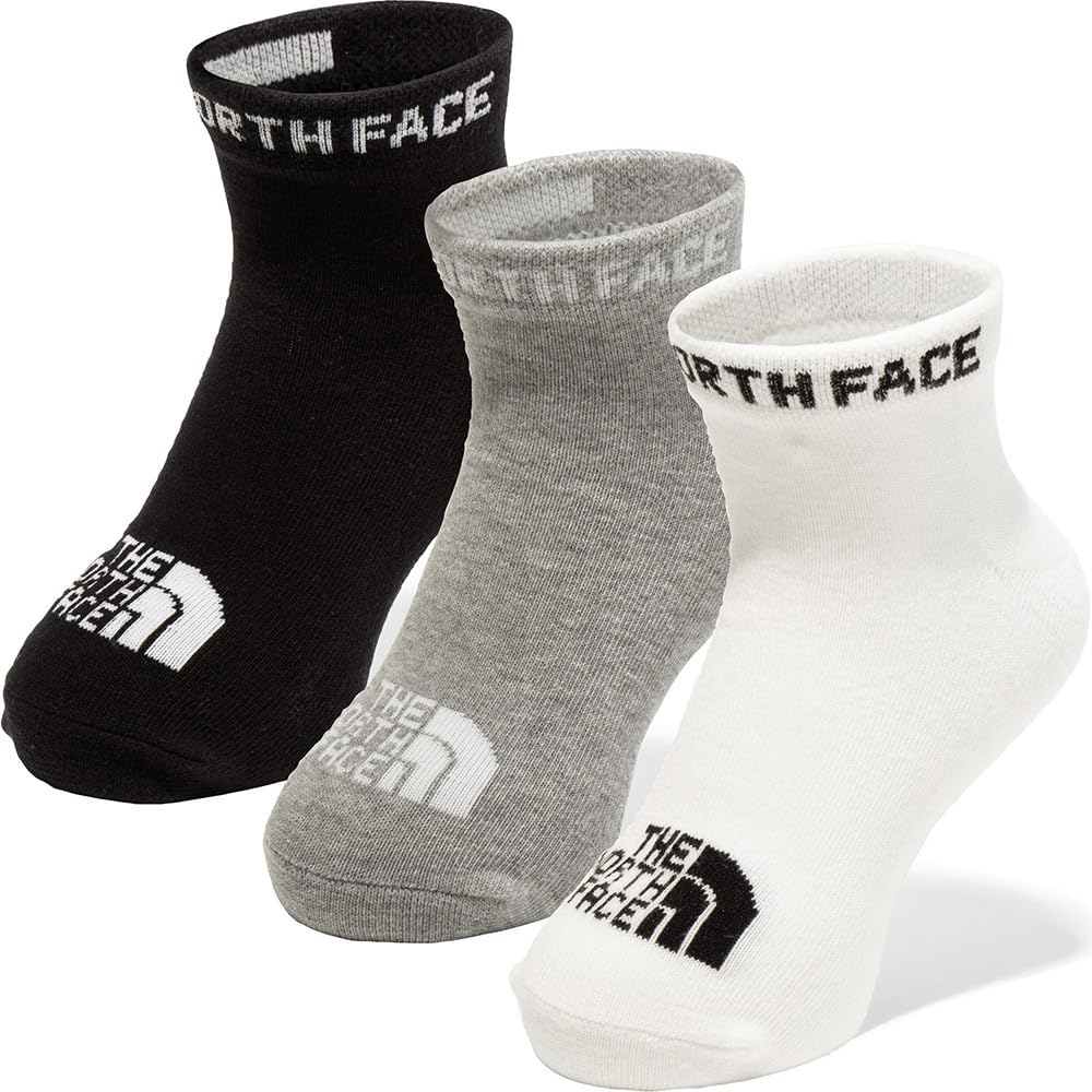 

North Kids Ankle 3P Unisex Antibacterial and Dermalogic Name Space Organic Cotton Multicolor Black JL [The Face]