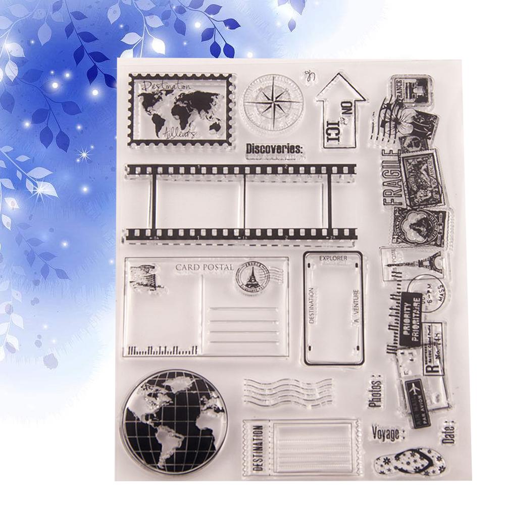 Buy 1 Pc Clear Stamp Reusable Transparent Stamps Cling Stamp for Diary ...