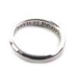 Excellent CHROME HEARTS Ring Wedding Band Silver K18WG Women Used