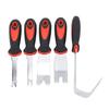 5 PCS Car Trim Removal Tool Kit Stainless Steel Auto Clip Fastener Remover Pry Tool Set for Vehicle Upholstery Door