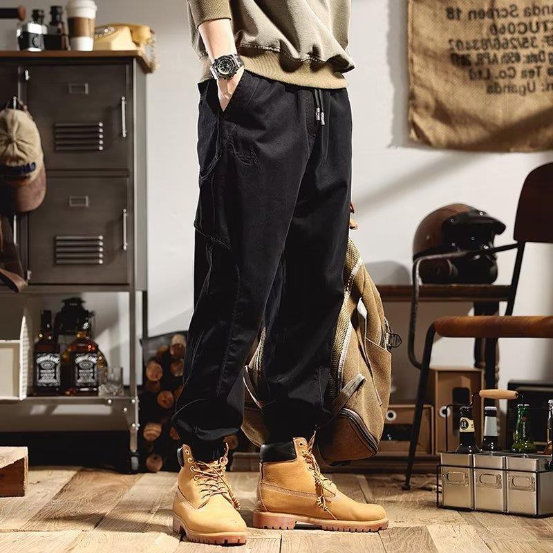 

Men s Heavyweight Retro Overalls - Autumn/Winter Loose Fit, Thickened and Cuffed with Plus Velvet. 5XL