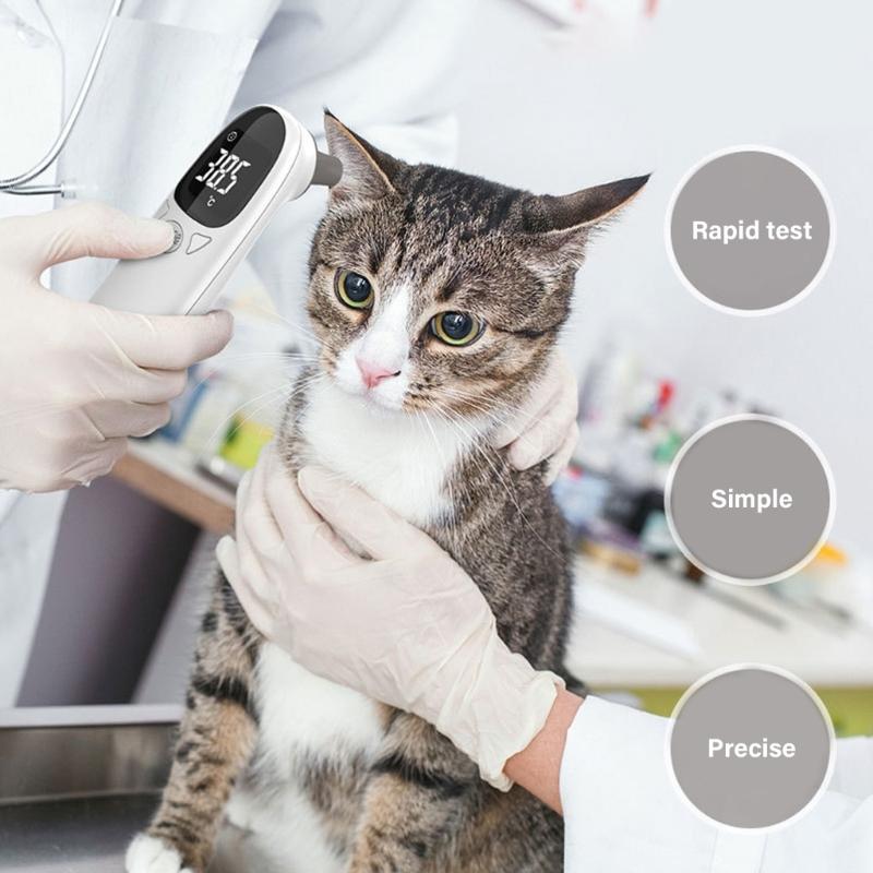 Rychle čtecí digitální teploměry pro zvířata Technologie Veterinární použití Dobíjecí design Ukládání do paměti