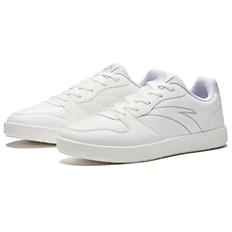 Anta Wygodne Modne Wszechstronne Trwałe Lekkie Zwiększające Wysokość Niskie Buty Skate Damskie Sneakersy Białe 922538042-3