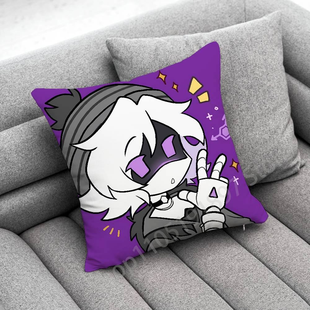 M-Murder Drones Doll N J Uzi Throw Pillow Case For 50x50cm 40x40cm 55x55cm 45x45cm 30x30cm Square Bedroom Pillowcase Cover