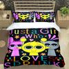 2026 NEW Teens Gifts Duvet Cover Set Game Sprunki Cartoon Bedding Set Quilt Cover Skin-friendly and Breathable for Bedroom Home