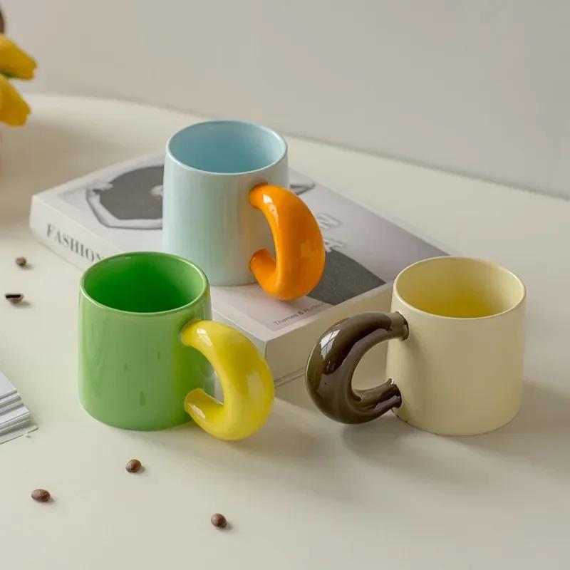 Various Styles Mug Collection Ceramic Breakfast Bowl Office Water Pottery Cup Porcelain Coffee Mug Afternoon Tea Cups Milk Bowls