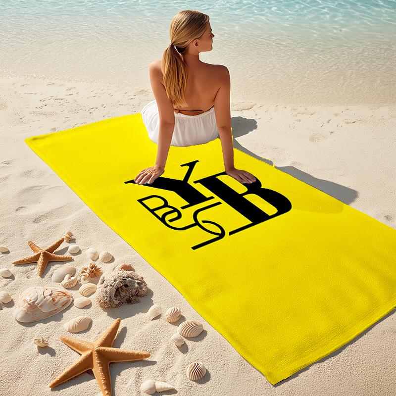 1 st Fotbollslag (26) Strandhandduk, Bekväm och Tjock, och Handduk för Simning/Bad/Picknick/Camping, Lämplig för Strand vid Havet