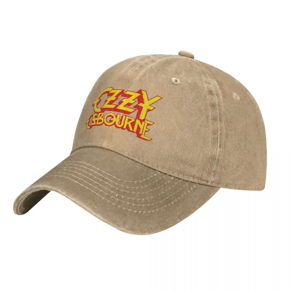 Ozzy Osbourne Denim Baseballkeps Popband Unisex Logotyp Truckerhatt Sommar Mode Rock Justerbar Baseballkepsar