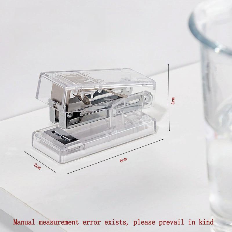 Desk Mini Stapler (without Staples), Small Stapler for Classroom Desktop Teacher Travelling