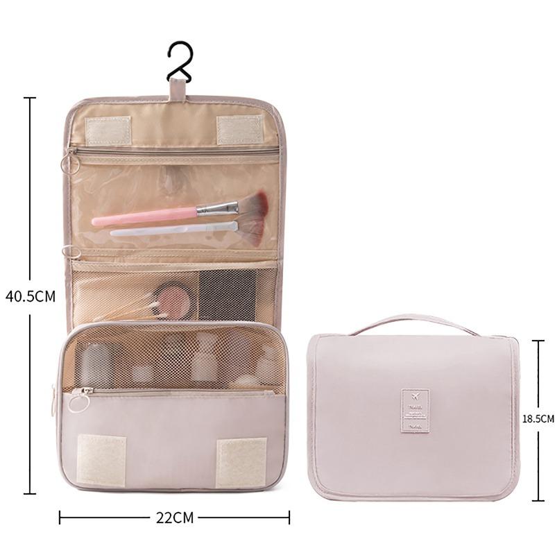 

Портативная дорожная сумка для хранения на открытом воздухе, большая вместительная косметичка, органайзер для туалета, водостойкая складная подвесная коробка для мытья ванной комнаты
