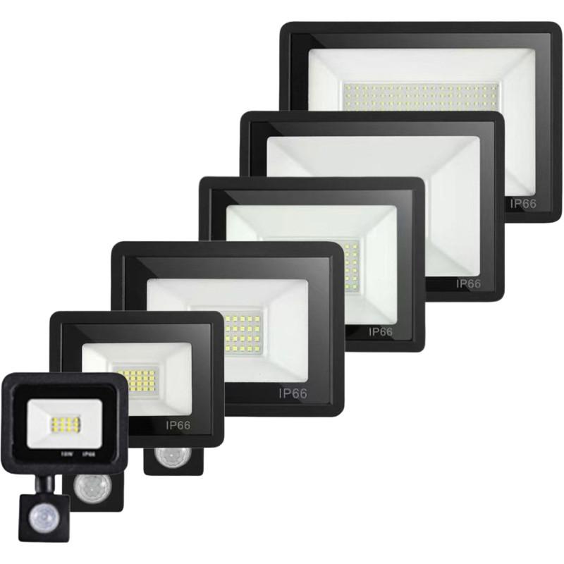 Led Remote Motion Sensor Floodlight With Waterproof Ip66 For Outdoor Security