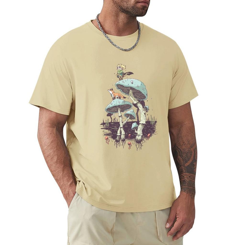 Elven Ranger T-Shirt Aesthetic Clothing Summer Tops Men T Shirts