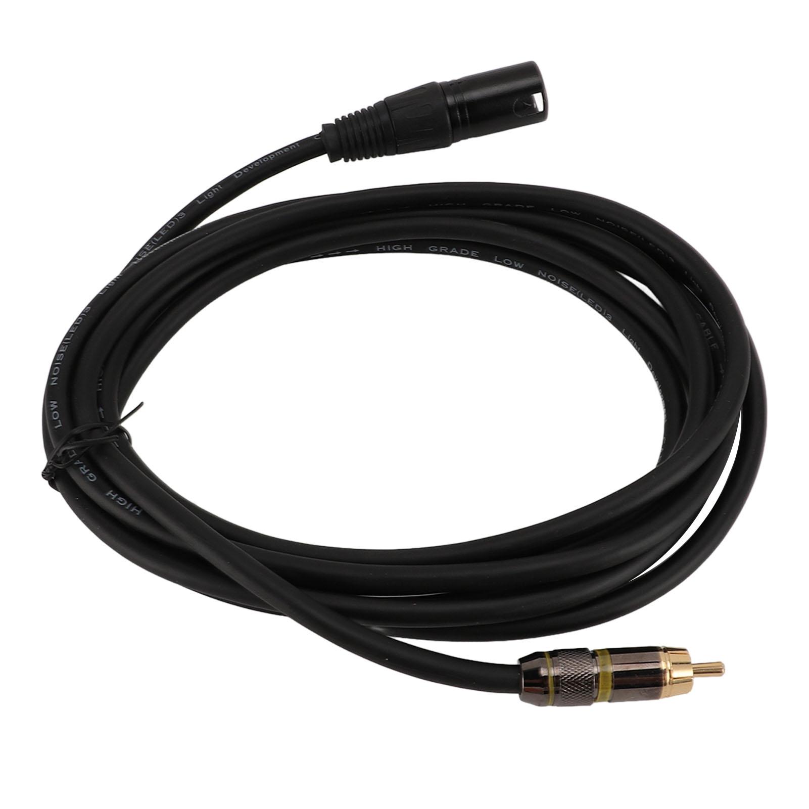 

Кабель XLR папа - XLR папа 22AWG Бескислородная медь ПВХ Позолоченный разъем 9,84 фута для микрофона, усилителя